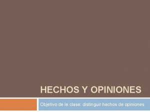 Ejercicios hecho y opinion