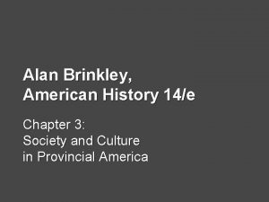 Brinkley chapter 3