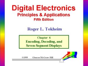 Digital Electronics Principles Applications Fifth Edition Roger L Digital Electronics Principles Applications Fifth Edition Roger L