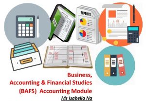 Business accounting and financial studies Business accounting and financial studies