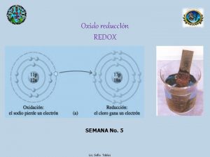 Oxido reducc In REDOX SEMANA No 5 Lic