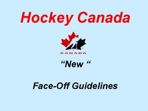Hockey face-off rules