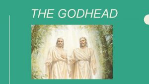 THE GODHEAD God doesnt really know me or