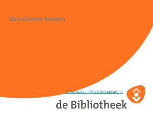 Bereslimme boeken