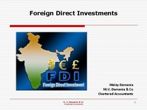 Foreign direct investment in malay