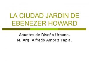 Ciudad jardin howard