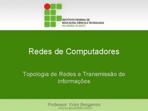 Topologia arvore Topologia arvore