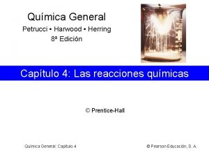 Qumica General Petrucci Harwood Herring 8 Edicin Captulo