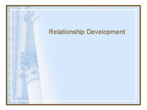 Knapp's theory of relationship development
