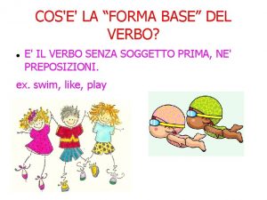 Forma base del verbo