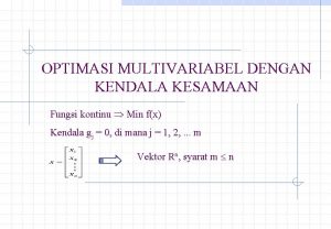 Multivariable equations