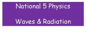 What do all waves have in common What do all waves have in common