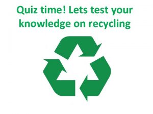 Bing quiz recycling