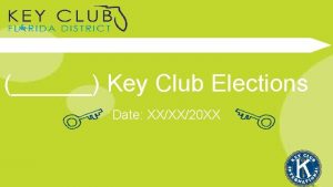 Key club election questions