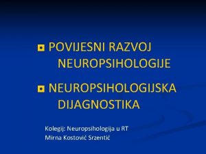 Neuropsihologija