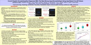 Covert Hepatic Encephalopathy Diagnosis With The New Stroop