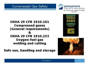 Compressed gas training powerpoint