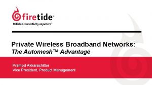 Automesh wifi