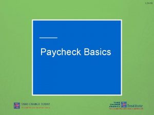 Paycheck basics