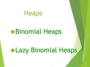 Binomial heap delete min Binomial heap delete min