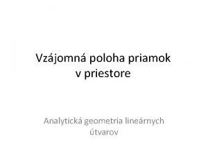 Priamka