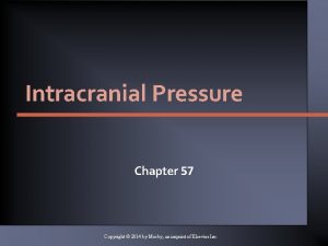 Intracranial pressure