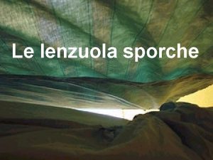 Le lenzuola sporche Una giovane coppia di sposi