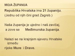 Reljef međimurja