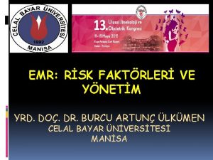 EMR RSK FAKTRLER VE YNETM YRD DO DR