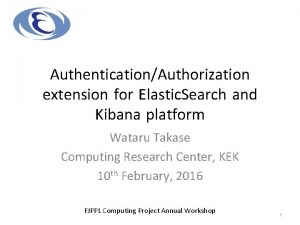 AuthenticationAuthorization extension for Elastic Search and Kibana platform