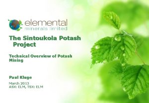 Sintoukola potash