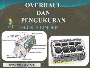 Overhaul blok silinder