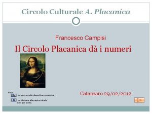 Circolo Culturale A Placanica Francesco Campisi Il Circolo