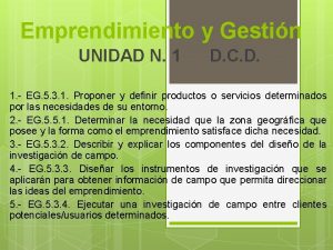 Necesidades individuales emprendimiento Necesidades individuales emprendimiento