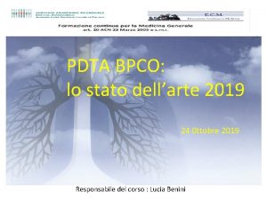 PDTA BPCO lo stato dellarte 2019 24 0