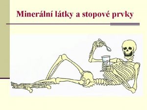 Minerln ltky a stopov prvky Charakteristika n Anorganick