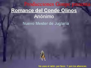Romance del conde olinos autor