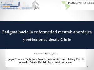 Estigma hacia la enfermedad mental abordajes y reflexiones