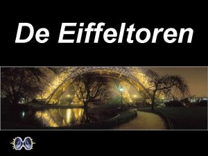 Eifeltoren frans