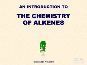 Properties of alkenes