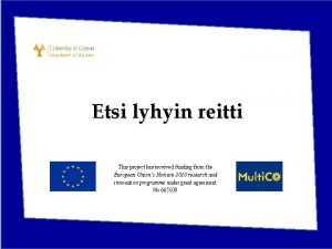 Etsi reitti
