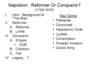 Napoleon reformer