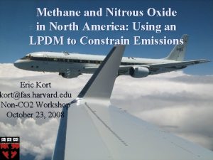 Methane and Nitrous Oxide in North America Using