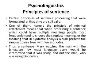 What is the scope of psycholinguistics