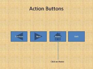 Action Buttons Previous Next Home Click on Home