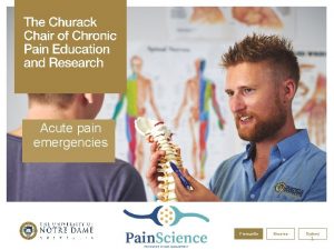 Acute pain emergencies Fremantle Broome Sydney 1 What