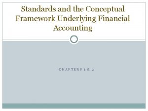 Fasb conceptual framework