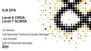 Cmda checklist Cmda checklist