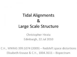 Christopher hirata Christopher hirata