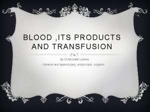 Massive transfusion complication